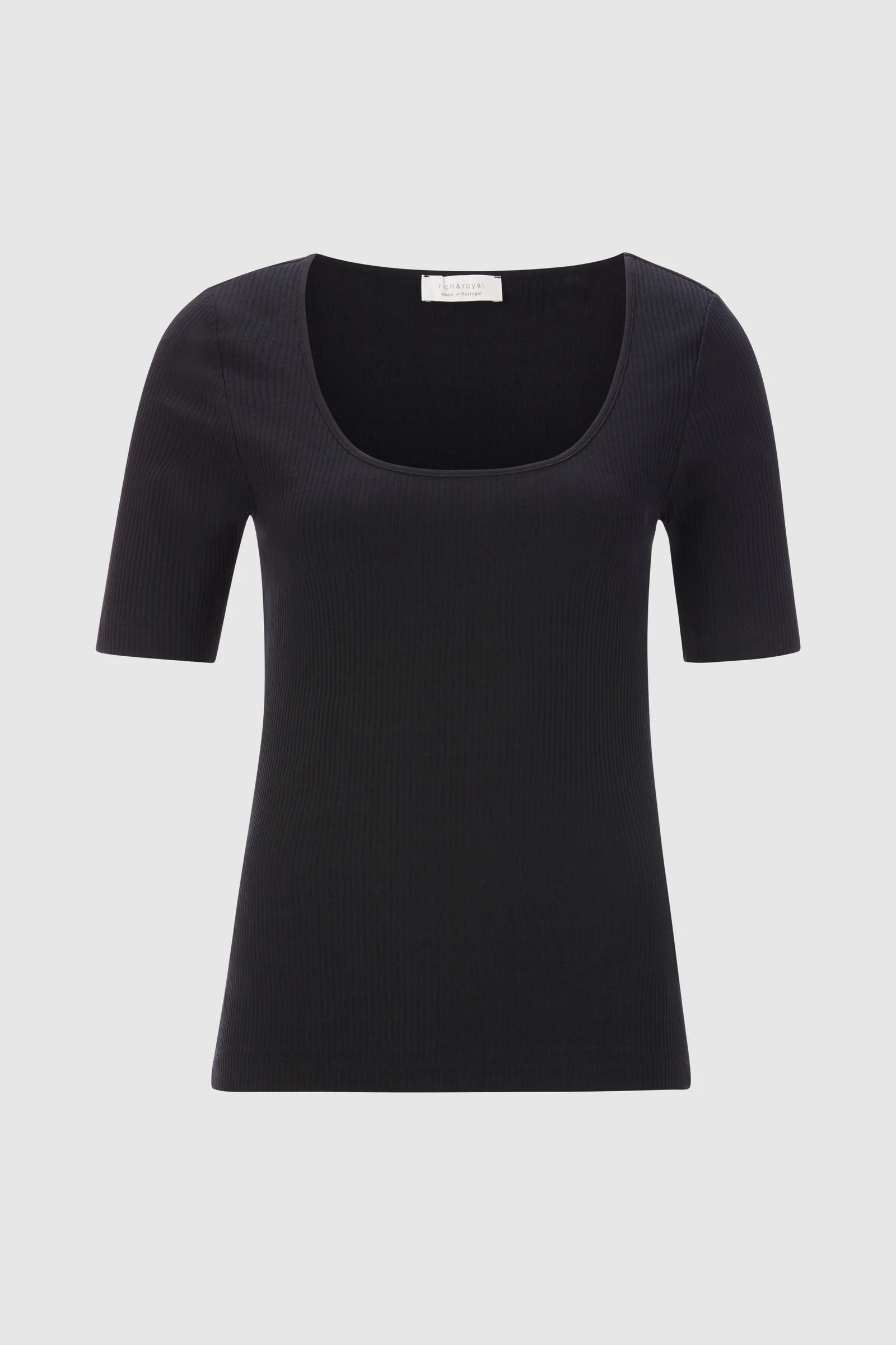 Organic Rib Shirt, Black