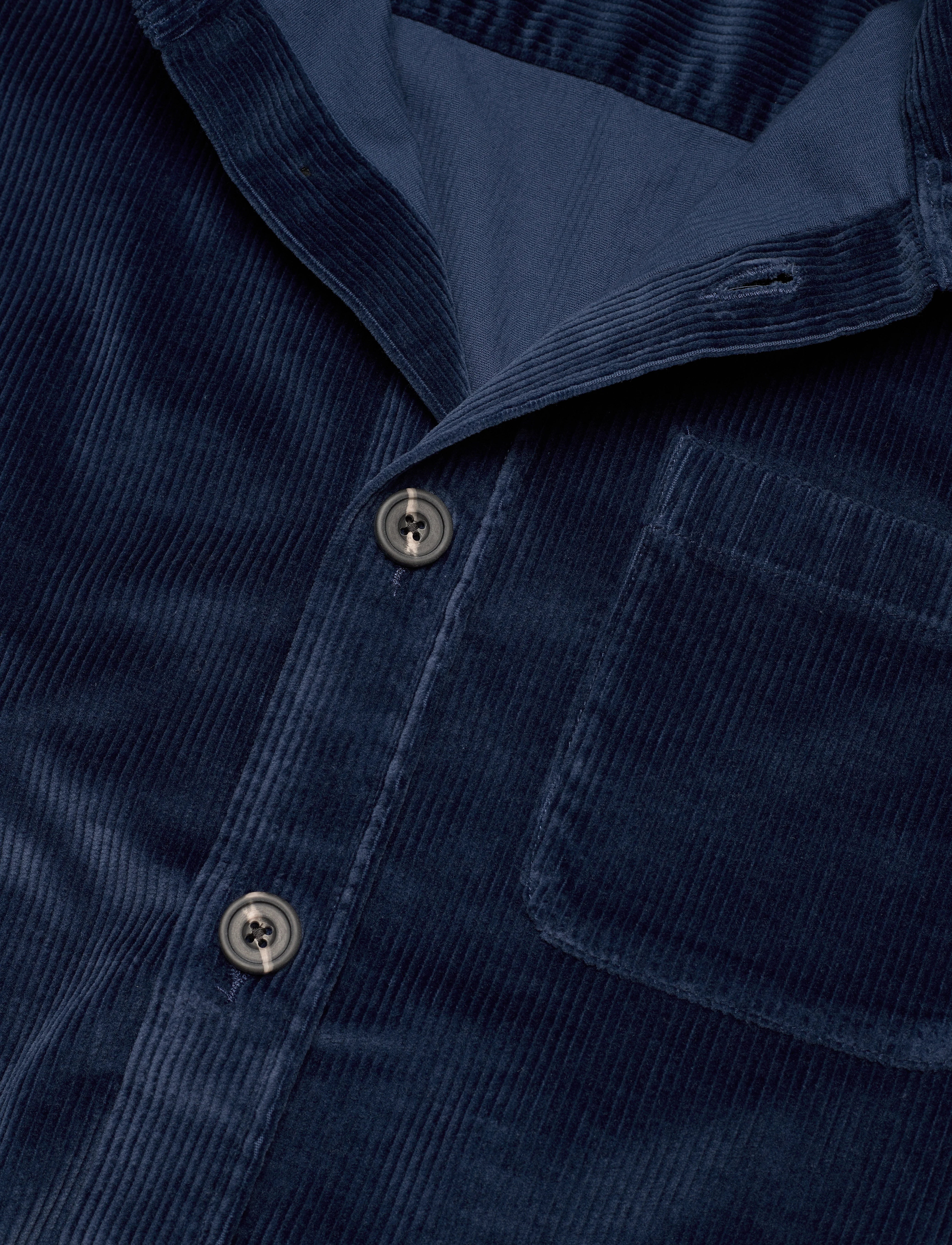 HEATON CORDUROY LT SHIRT JACKET, BLUE
