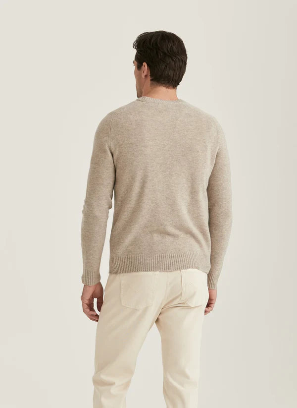 HERTFORD ONECK KNIT, KHAKI