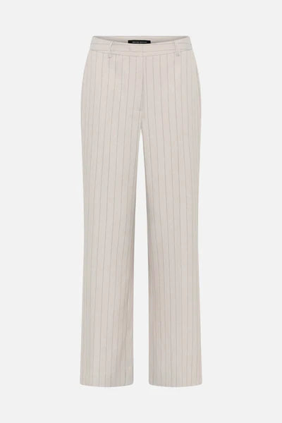APRICOT ELEZA PANTS, LIGHT GREY STRIPES