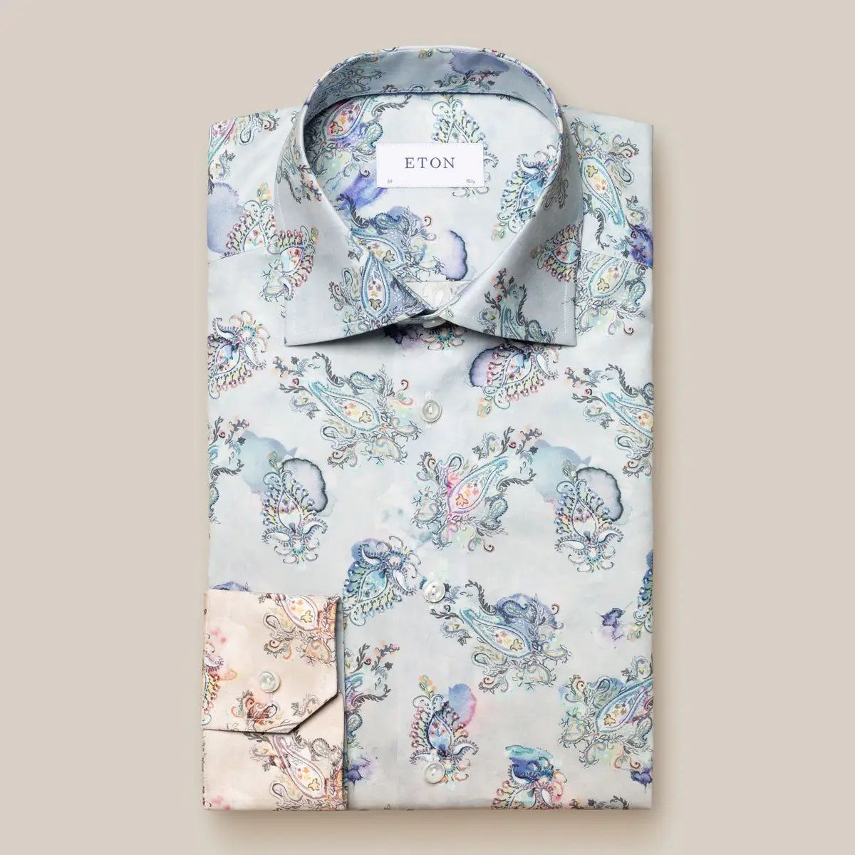 Fine twill, slim, light blue