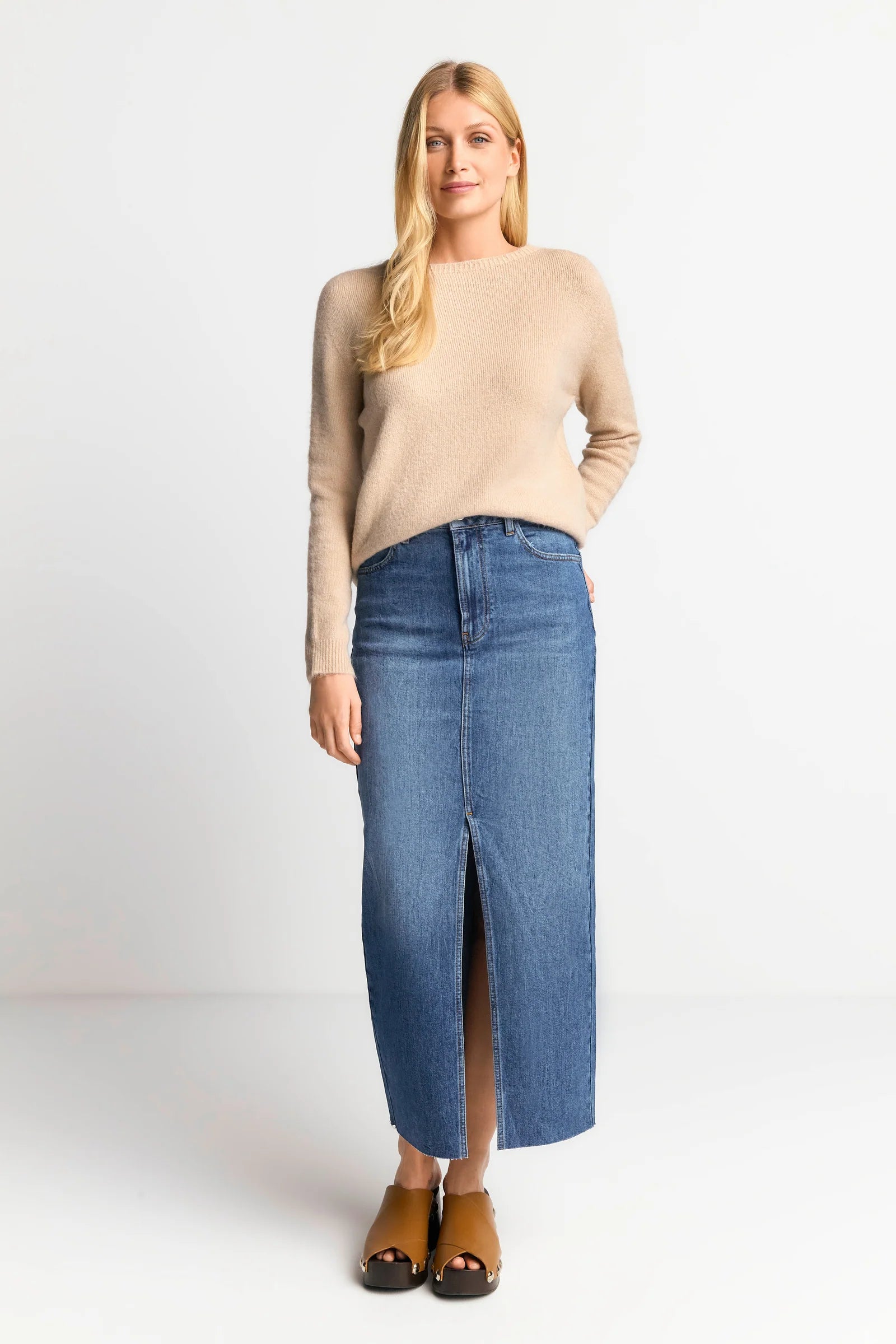 Cozy Crew Neck, Caffee Latte