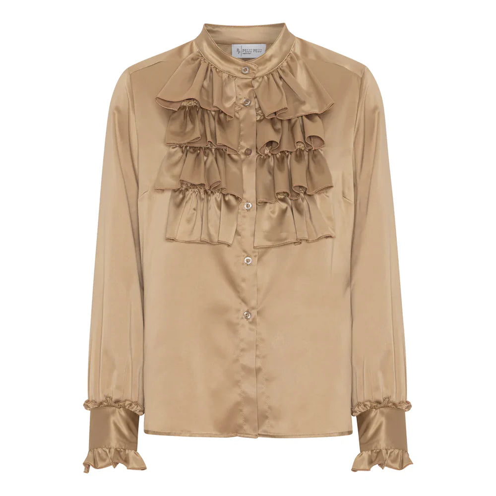 VALENTINA SHIRT, LATTE