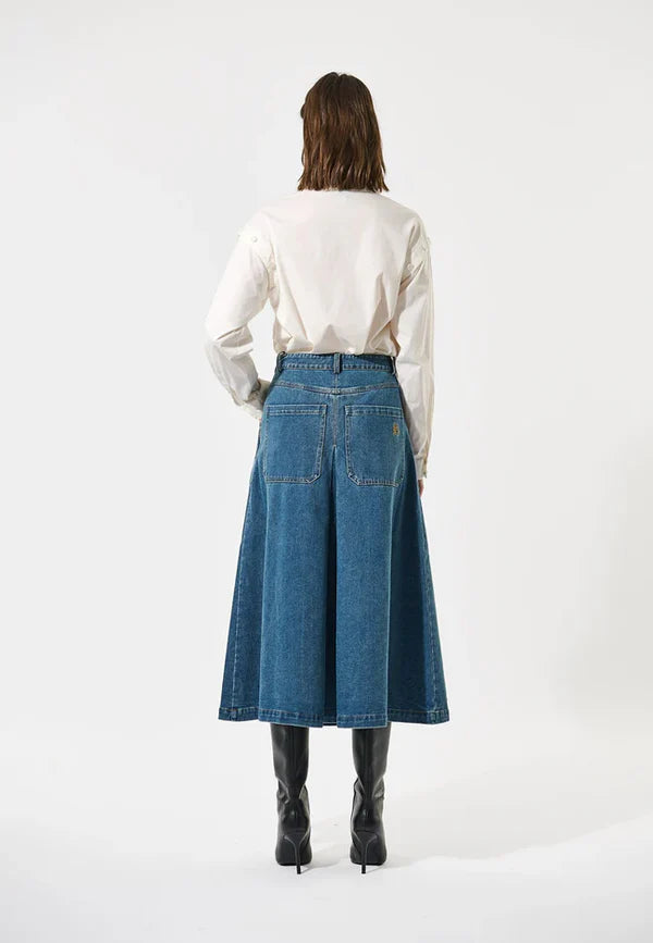 DINESSADEA SKIRT, LIGHT DENIM BLUE