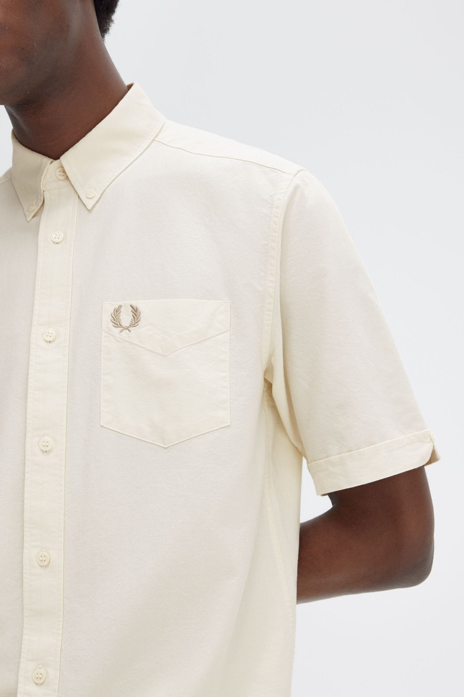 Oxford Shirt S/S, Ecru