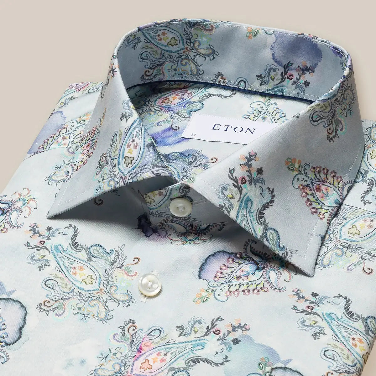 Fine twill, slim, light blue