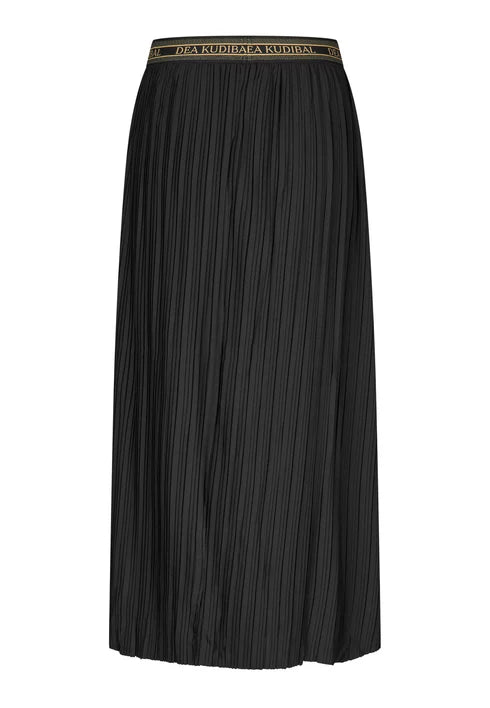 GABI PLEATED SKIRT, BLACK