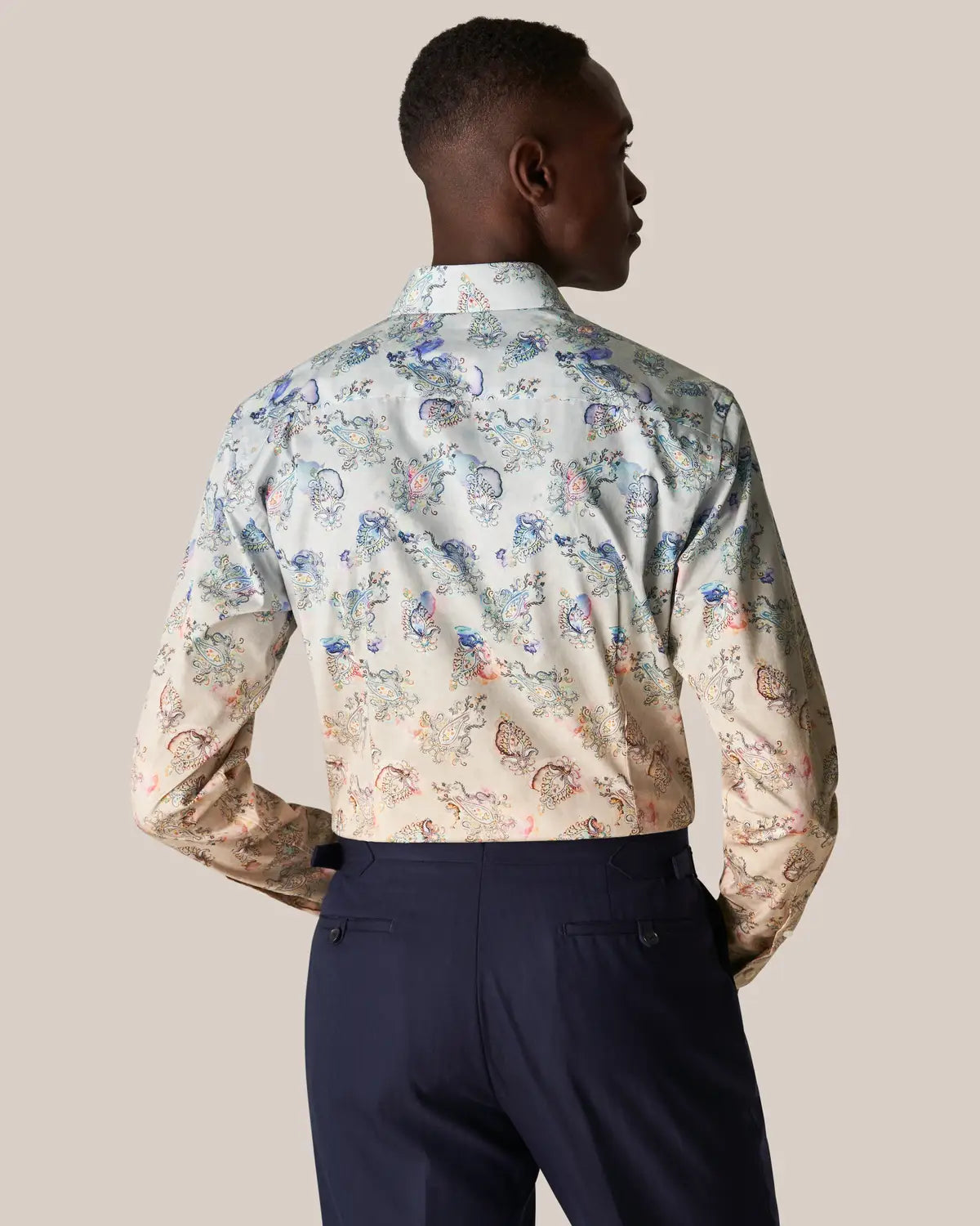 Fine twill, slim, light blue