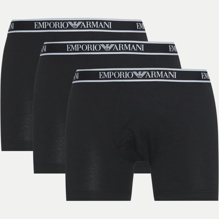 Man Knitted Underwear Set, Nero/Nero/Nero