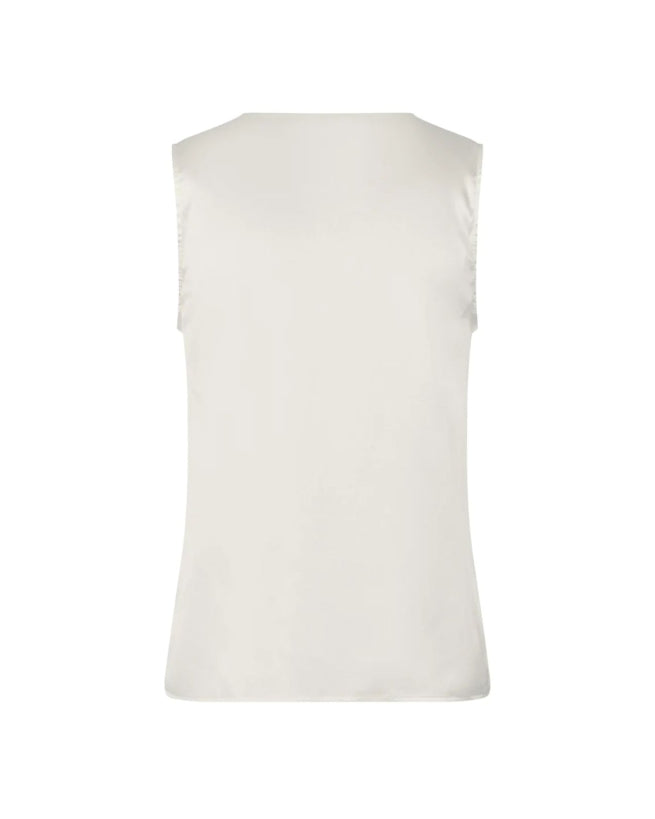 JADE SILK LACE TOP, IVORY