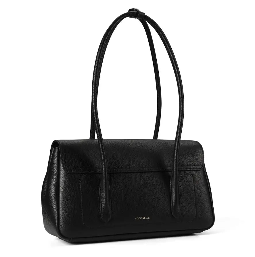 C-ME LOCK SHOULDER BAG, NOIR