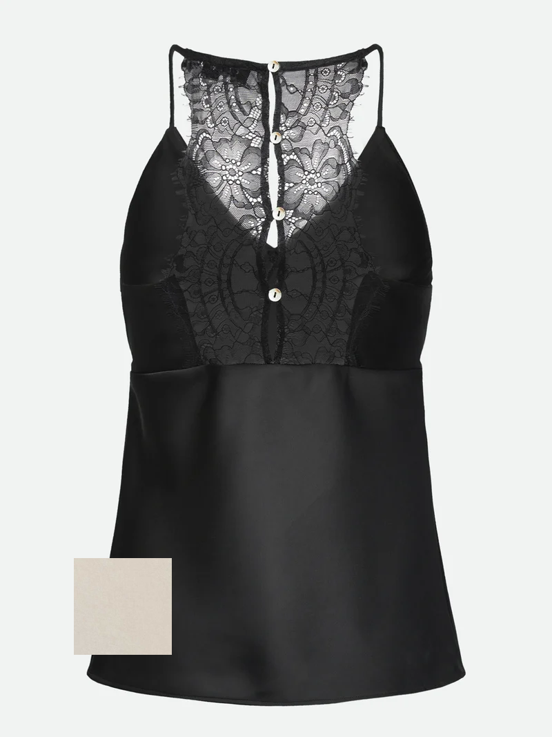 Kin Strap Top, Silver Lining