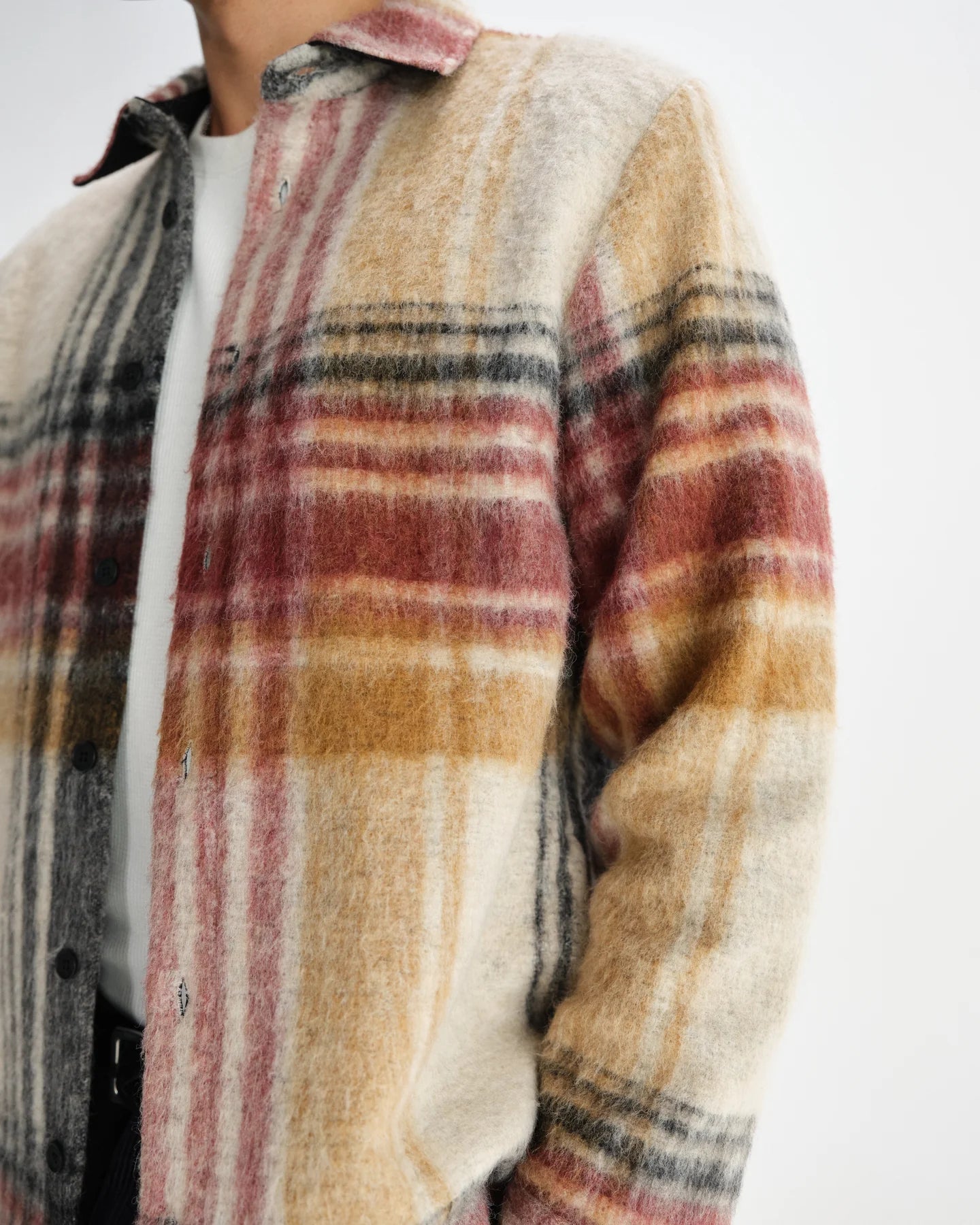 NOLAN OVERSHIRT, NATURAL/MULTI