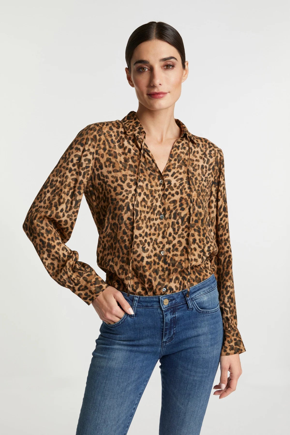 Midi Blue Denim Jeans