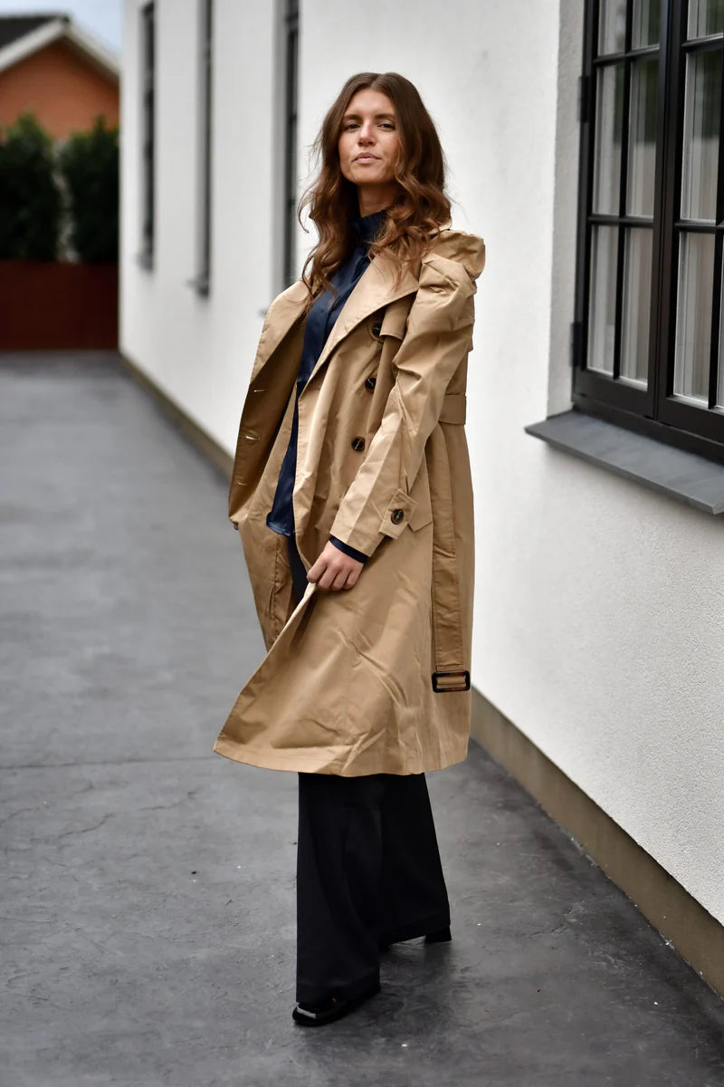 COCO TRENCHCOAT, CAMEL