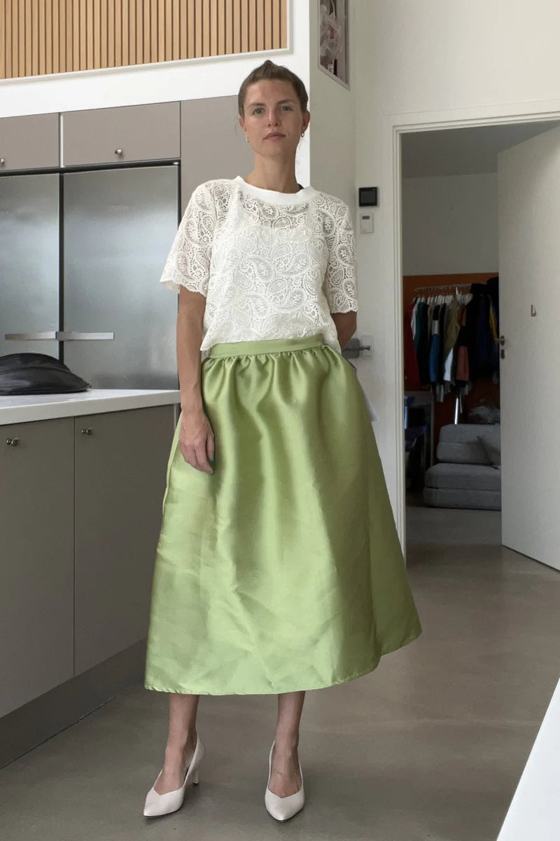 SKIRT, AVOCADO