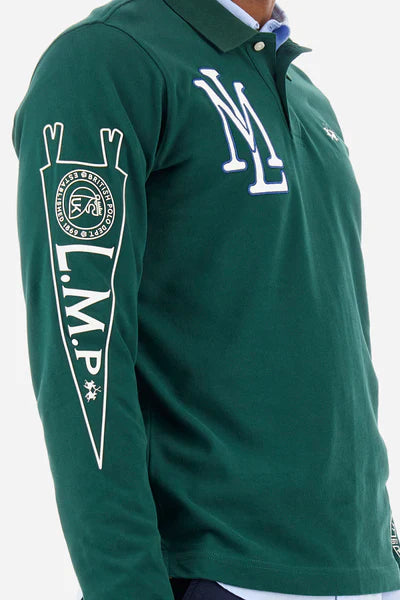 MAN POLO SEMI JERSEY CARBONIS, PINE GROVE