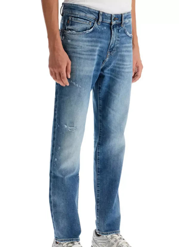 RE-MAINE BO JEANS, MEDIUM BLUE