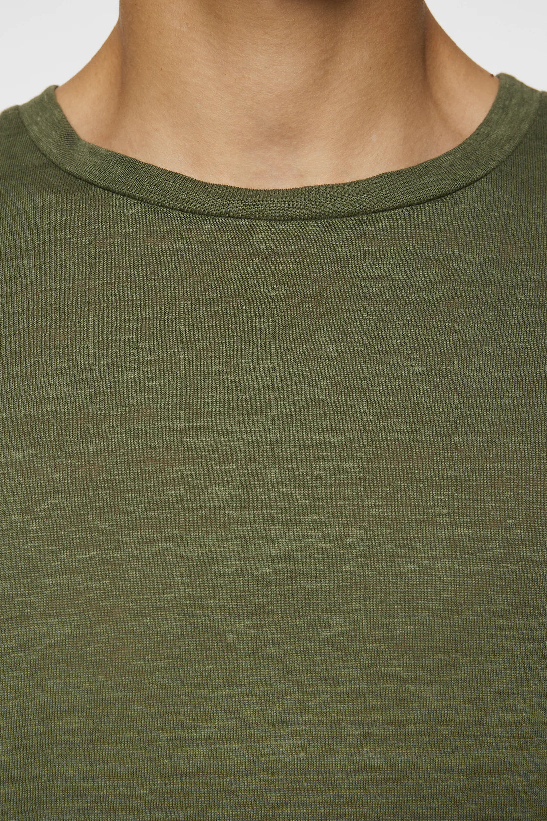 Coma Linen Tee, Olivine