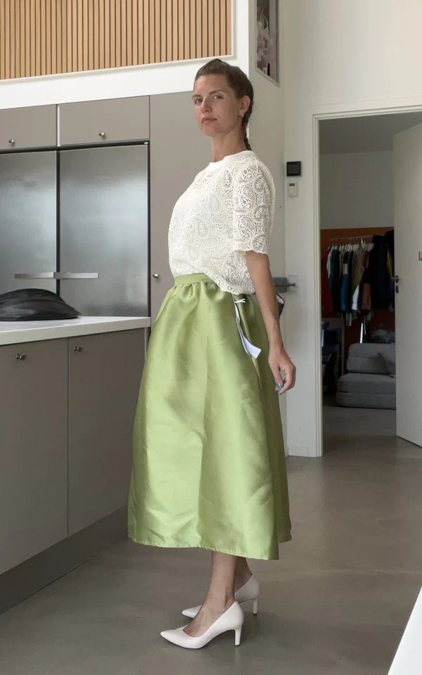 SKIRT, AVOCADO