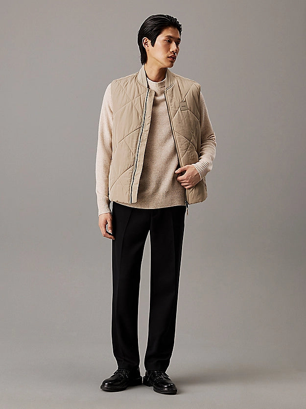 Diamond Quilt Vest, Fresh Clay