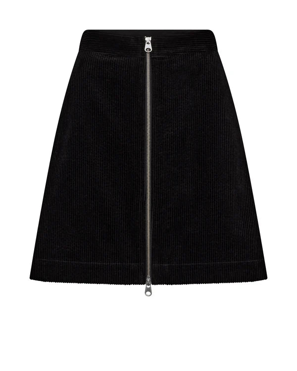 MMELINA JOANA SKIRT, BLACK FUDGE