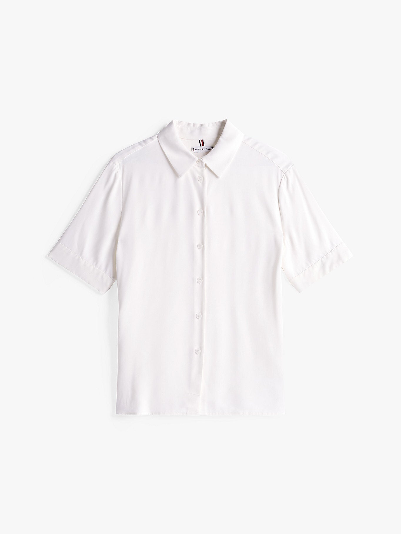 Soft Viscose S/S Shirt, Ivory Petal
