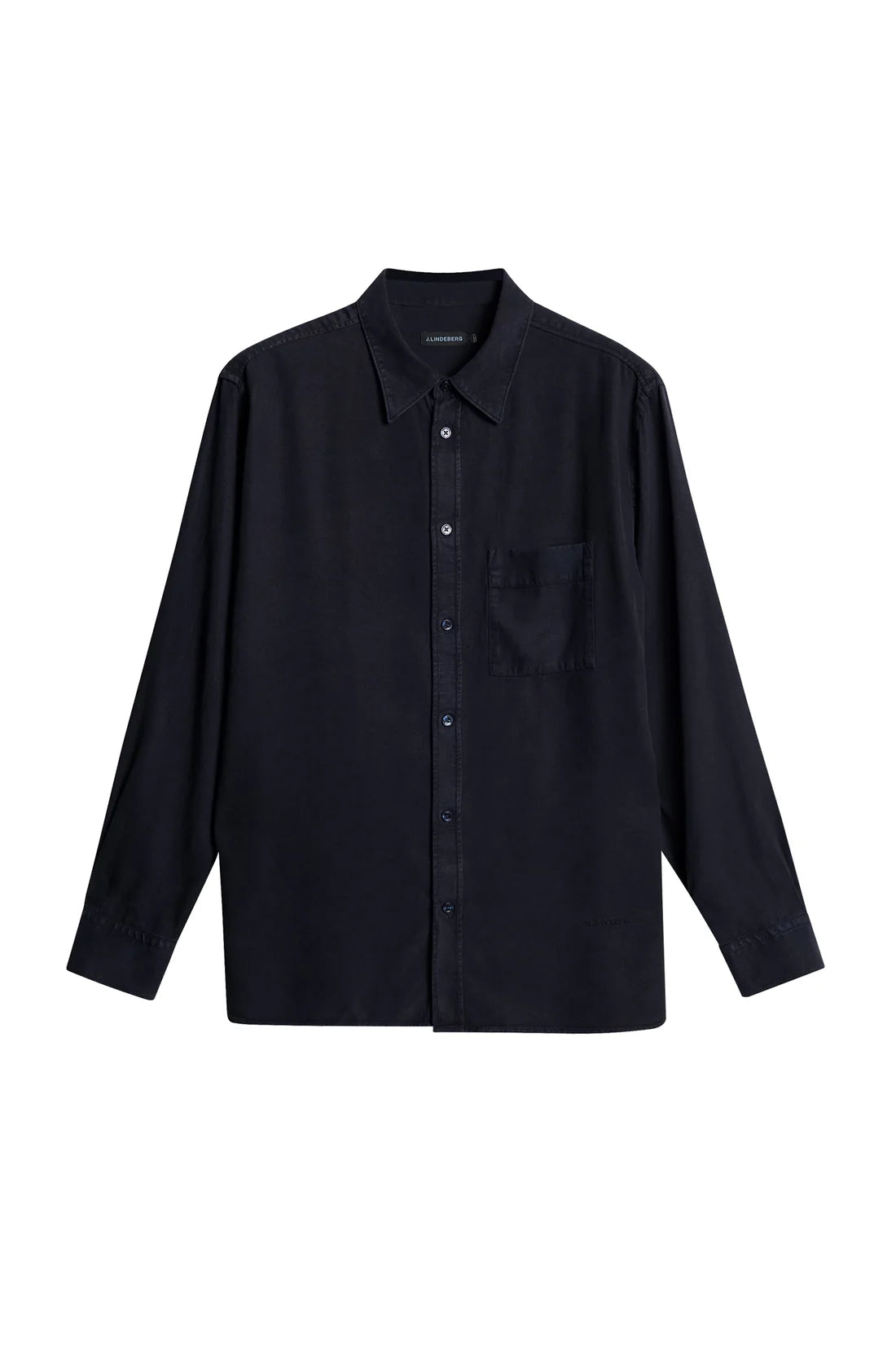 Reg Struct GMD Tencel Shirt, Navy
