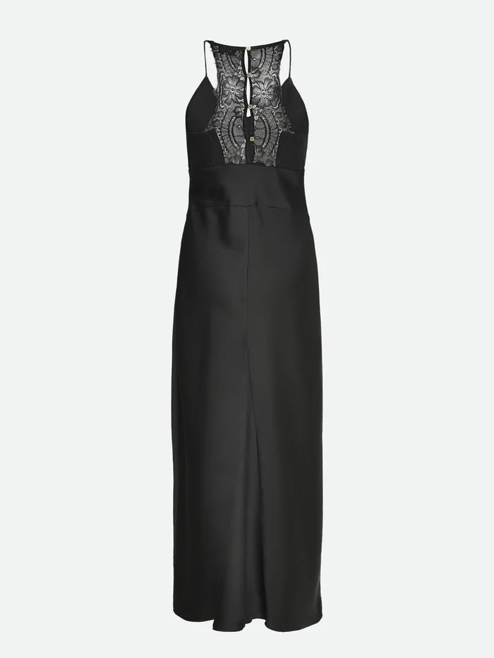 Kin Strap Dress, Black