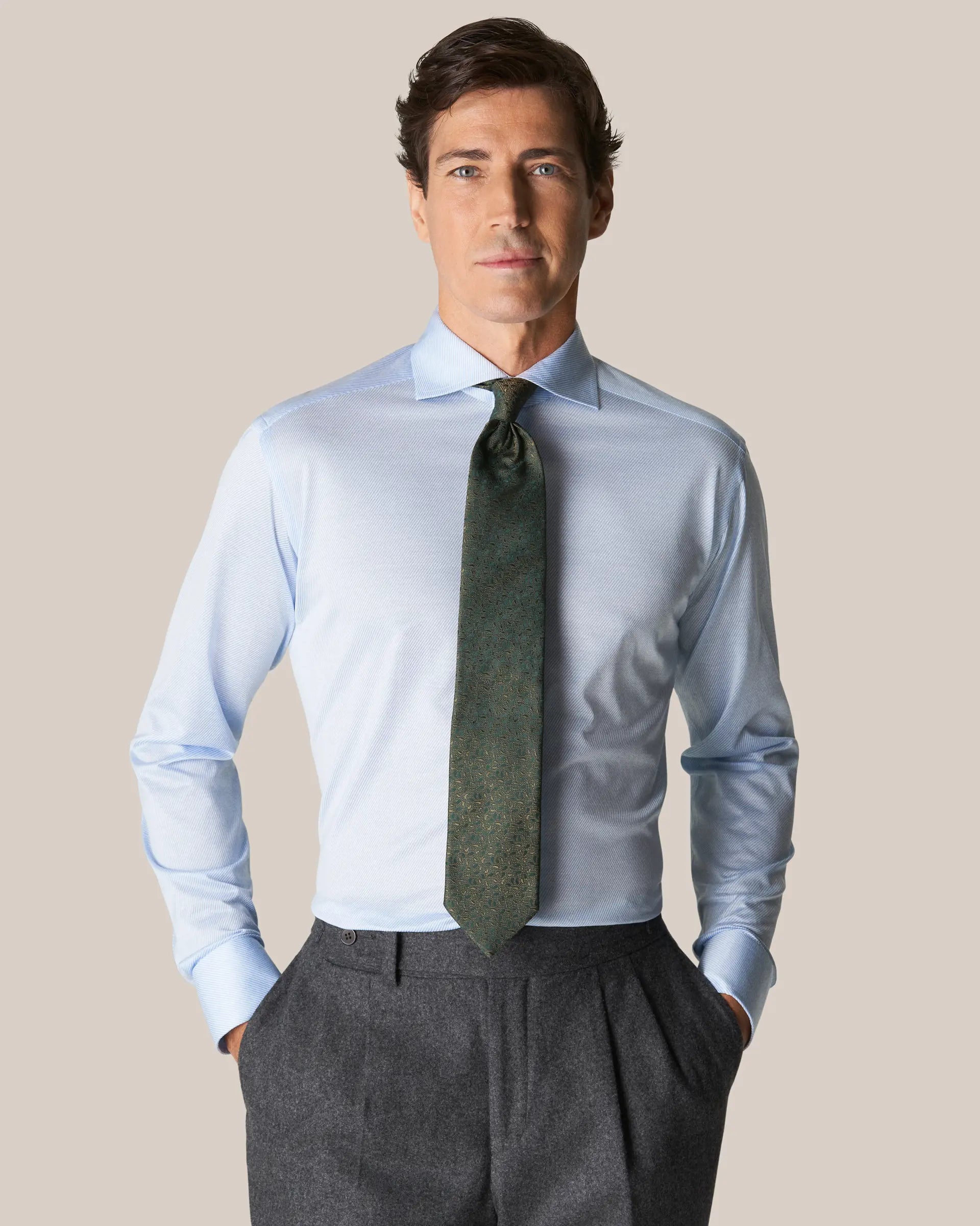 Casual Business, Light Blue, Slim