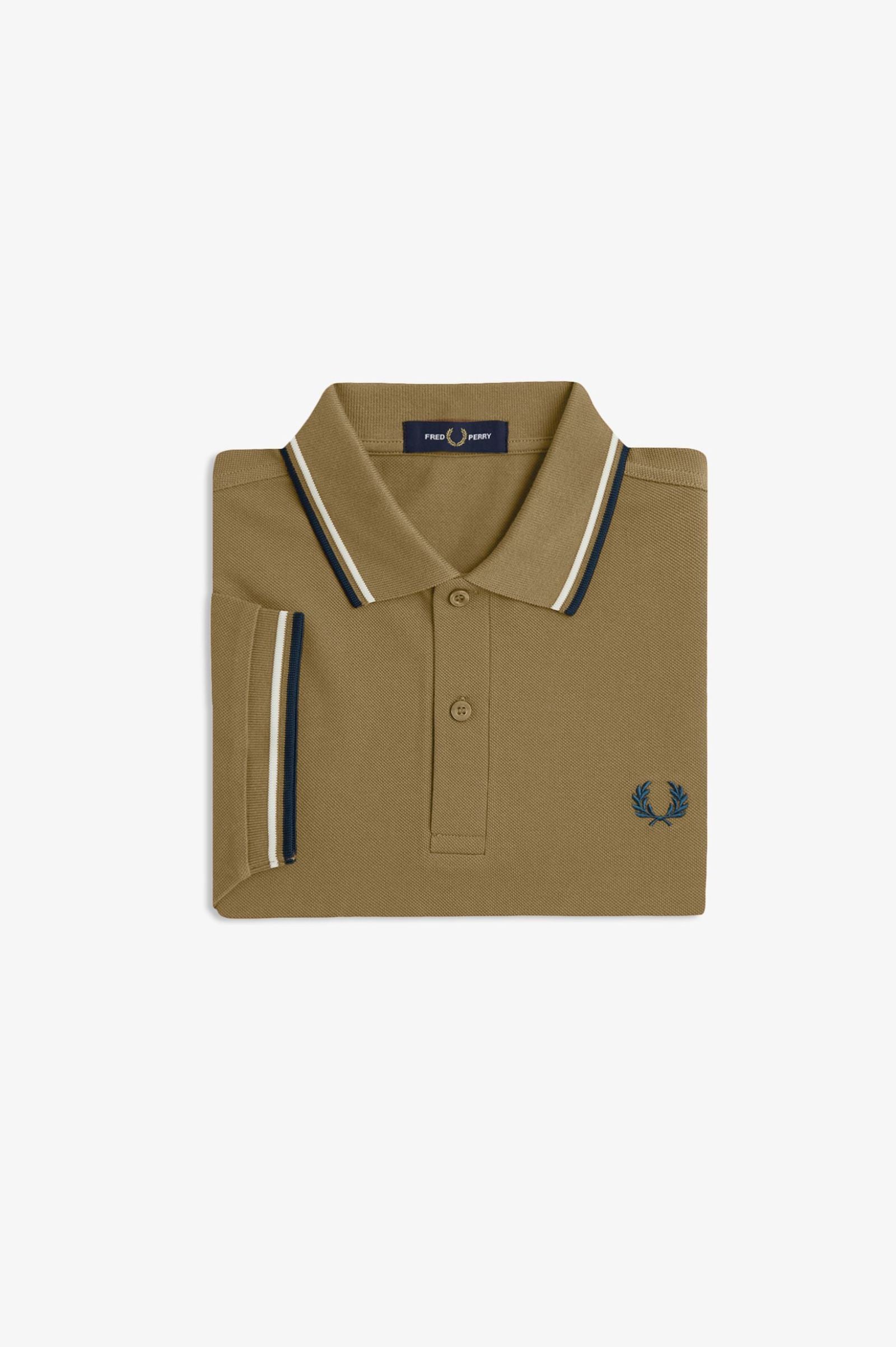 TWIN TIPPED POLO, SHADED STONE