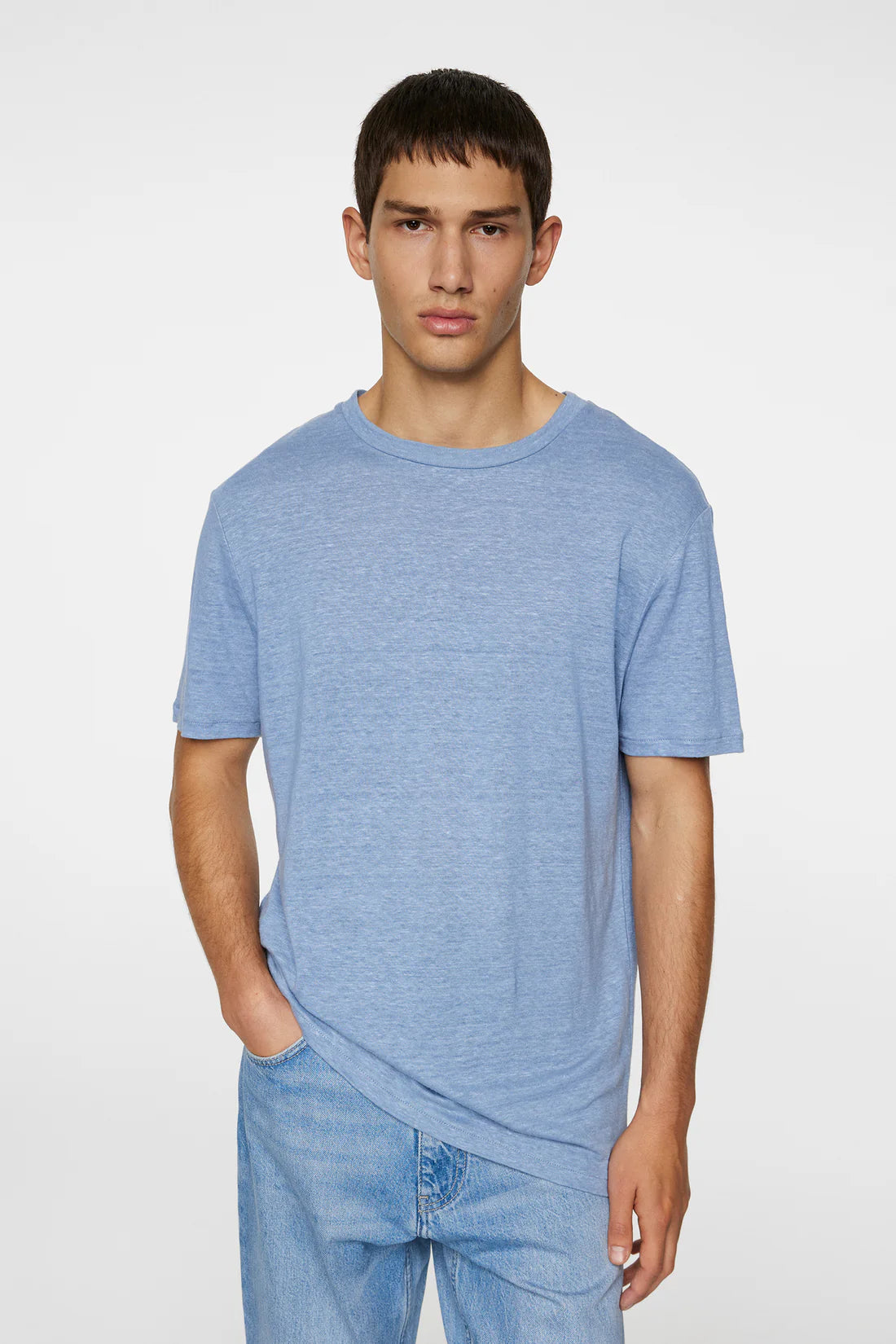 Coma Linen Tee, Rain Washed
