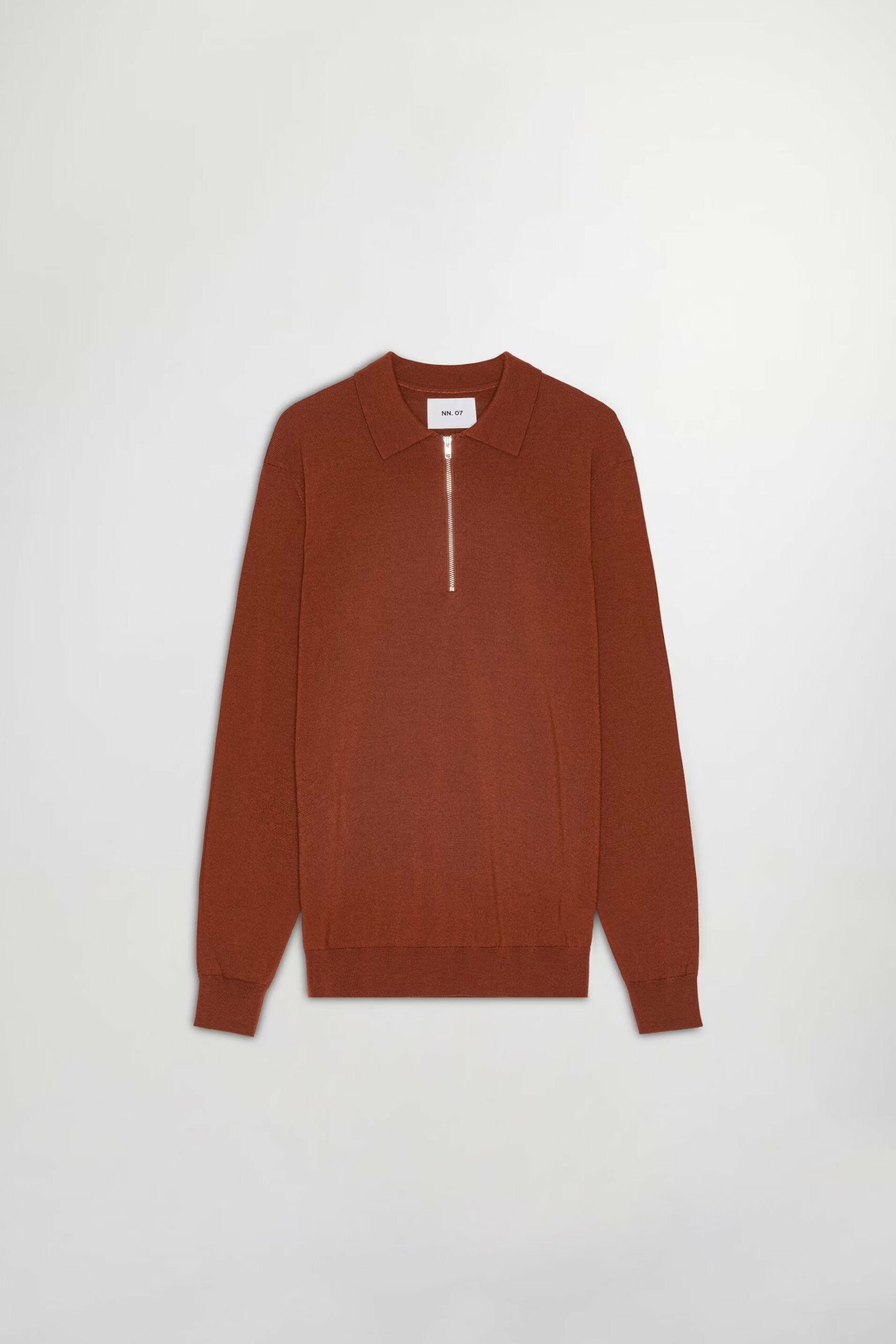 Sergio Zip Polo 6605, red brown