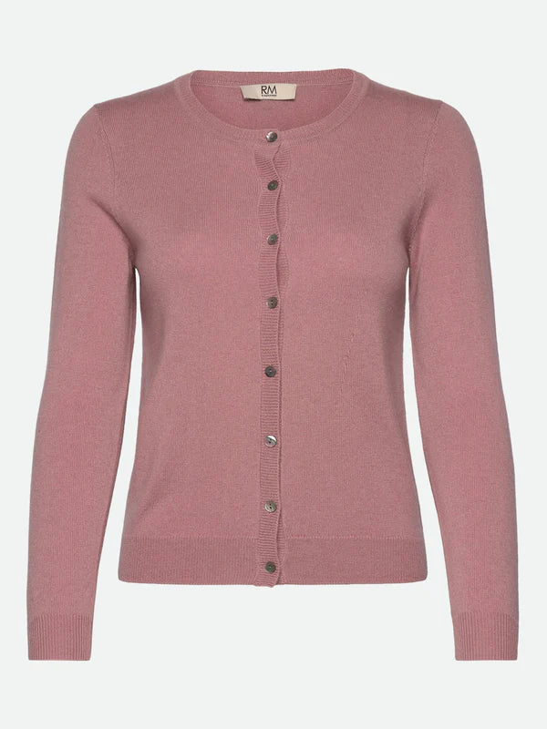 SOFIA WOOL SHORT CARDIGAN, WOODROSE