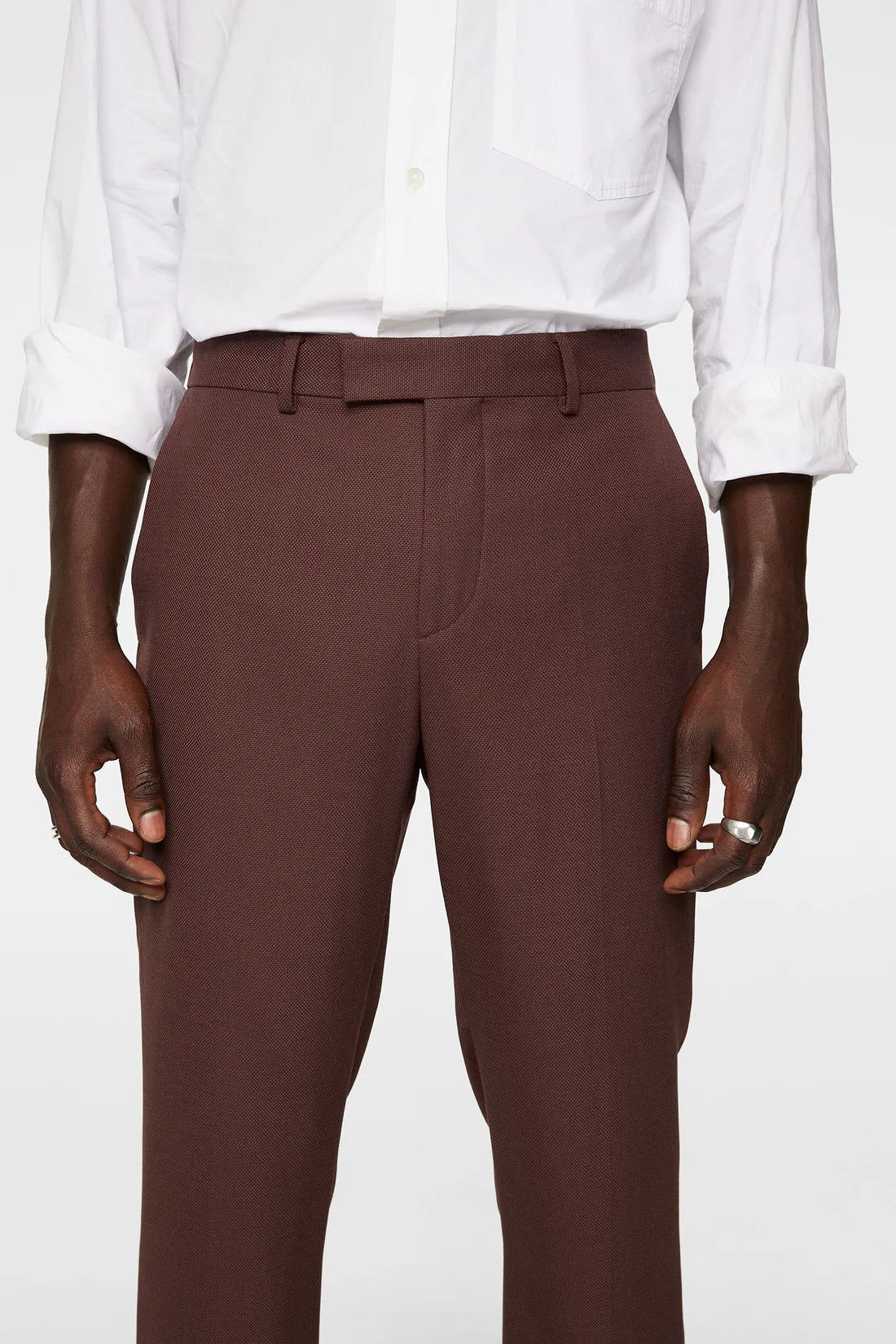 Lois Active Hopsack Pants, Bitter Chocolate