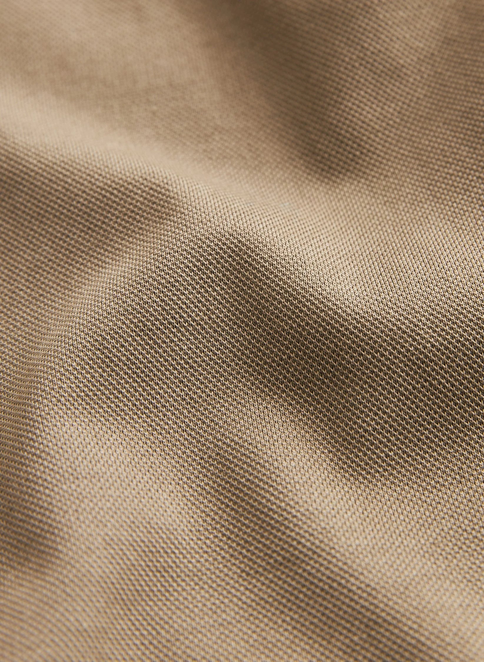 Eddie Pique Shirt, Slim fit, Olive