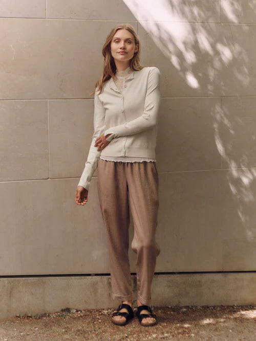 TALIA MW TROUSERS, MOCHA MERINGUE