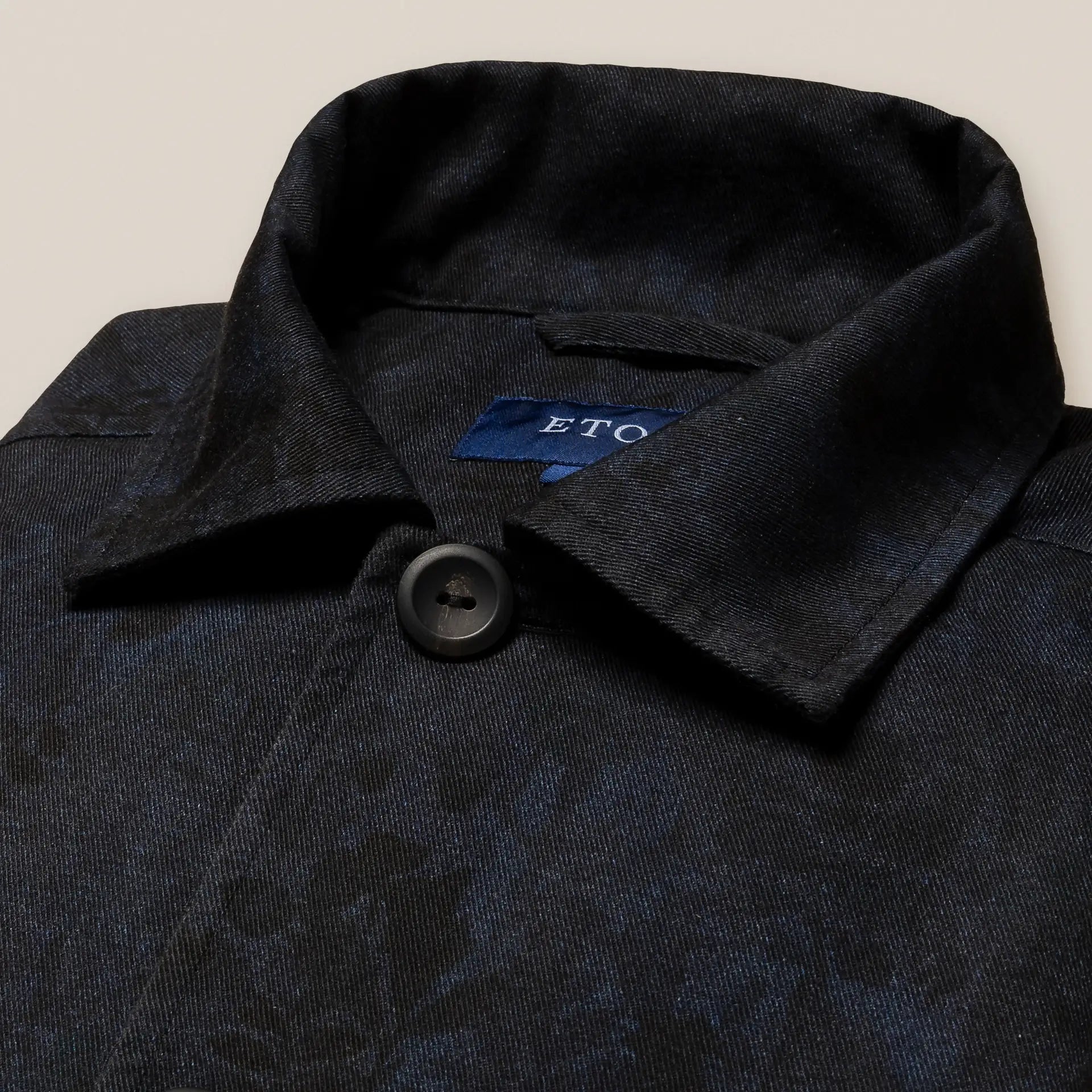 Gabardine Print, dark blue