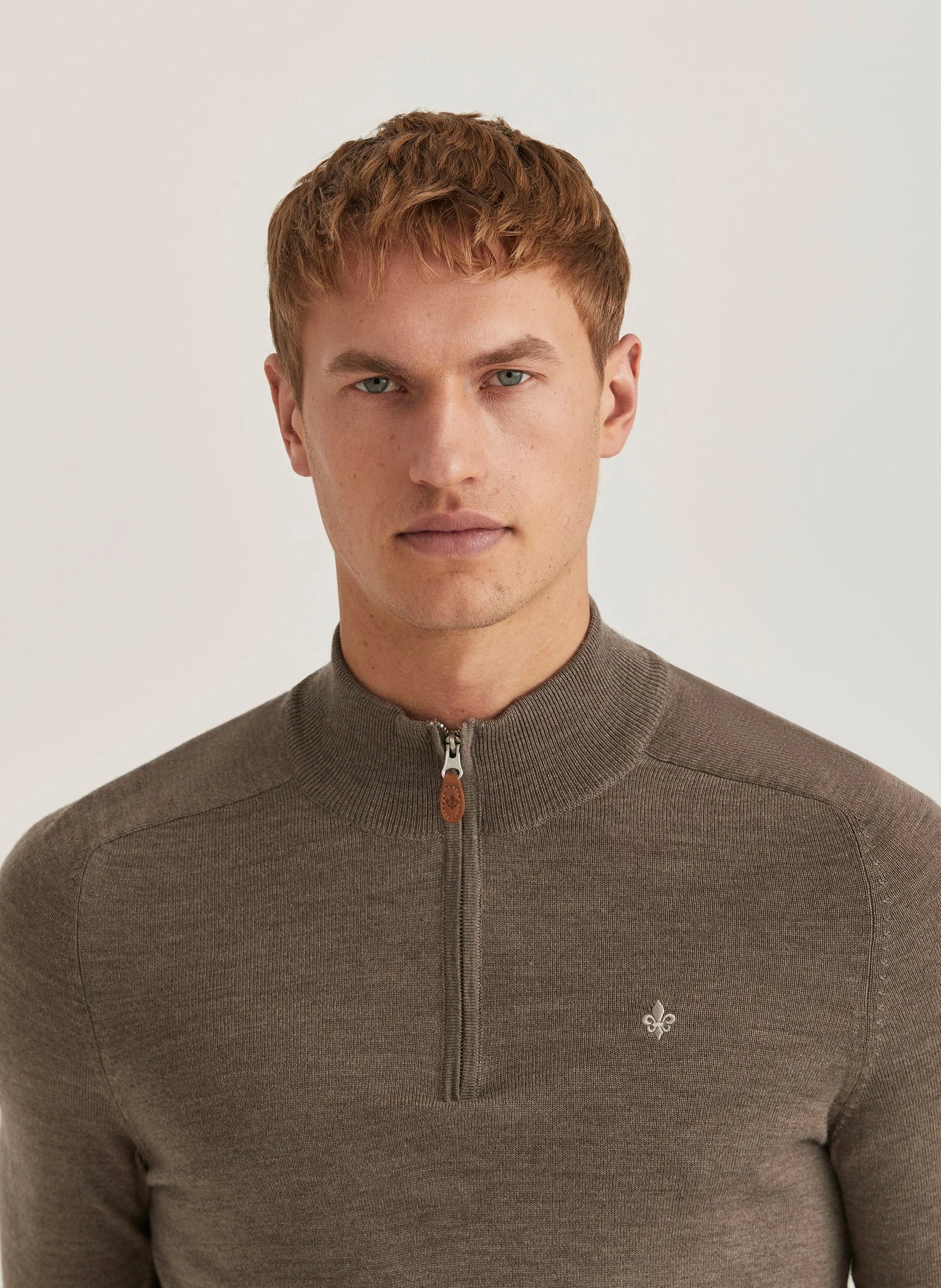 Merino John Zip, Brown