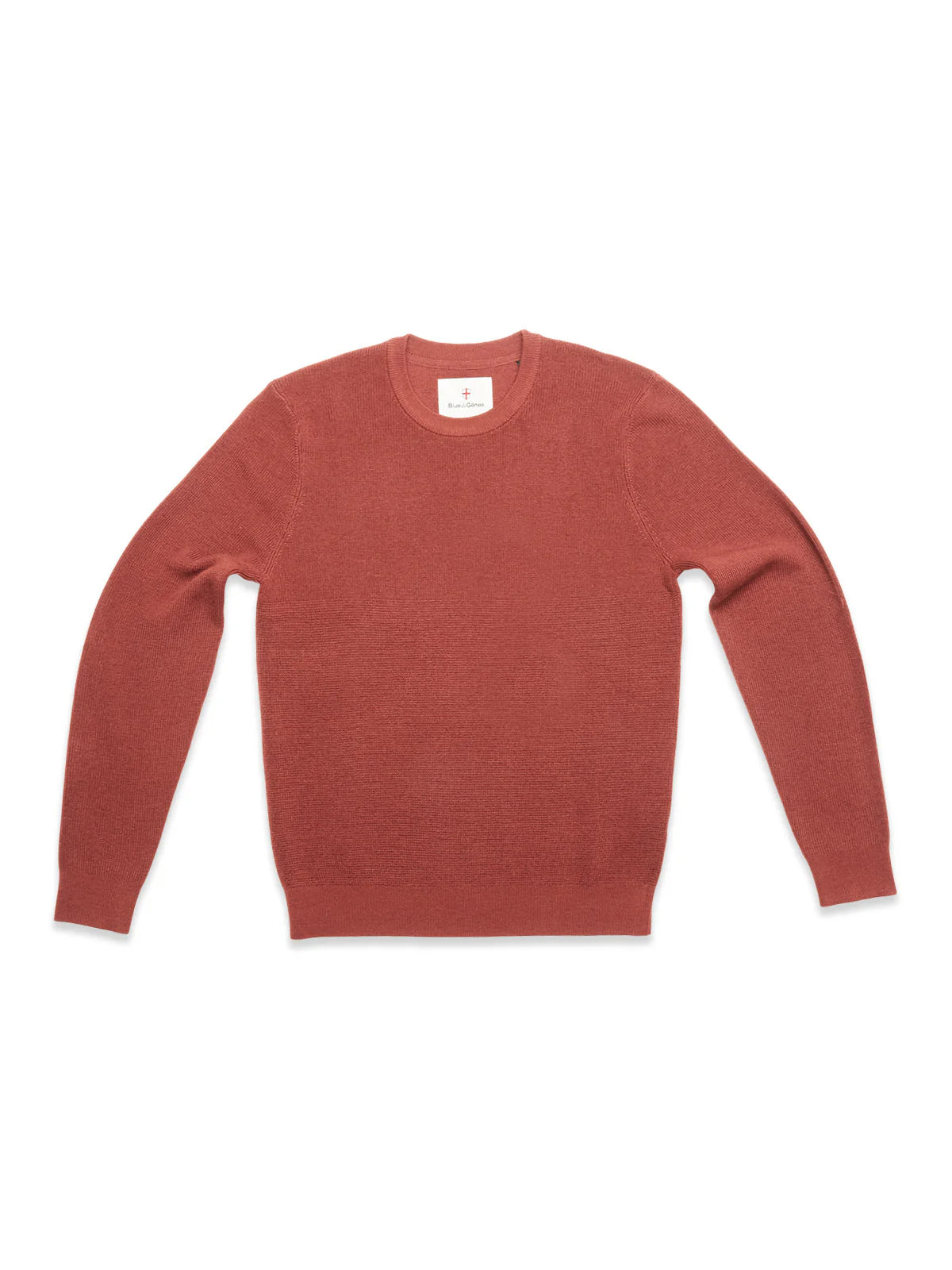 PORTO CREWNECK KNIT, HENNA