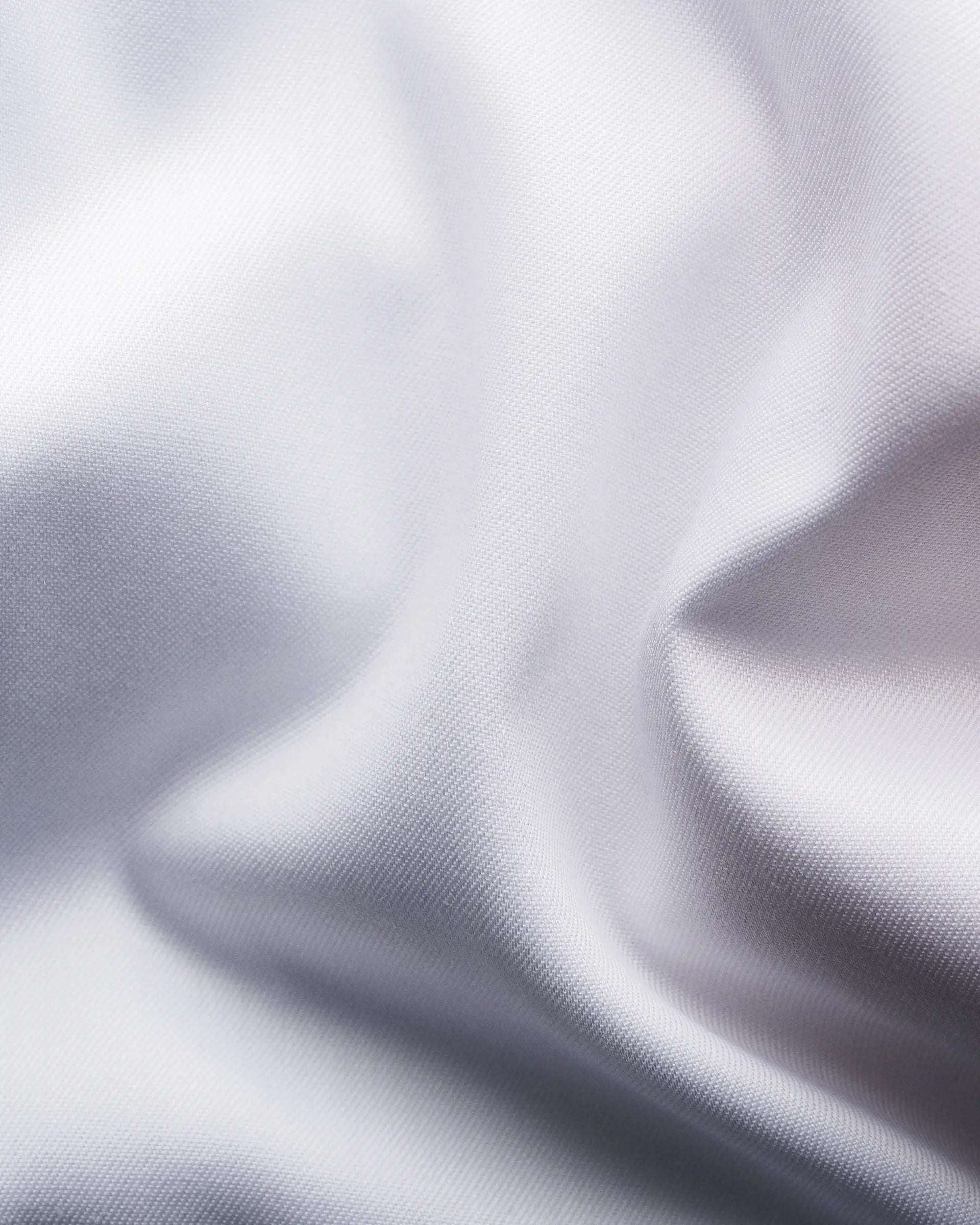 White Shirt, Brown Button, Slim