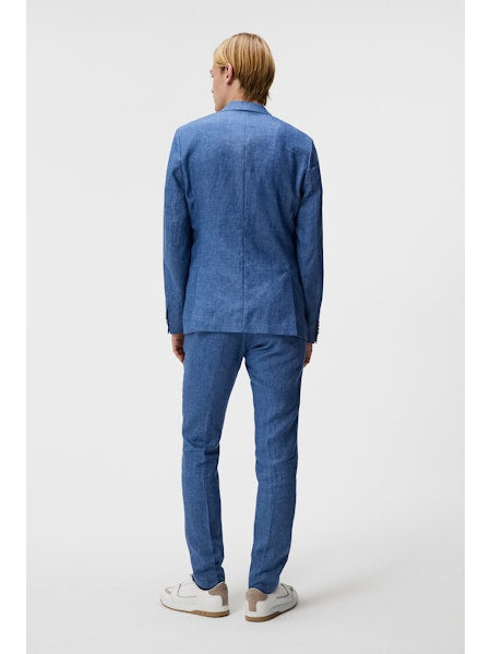 Hopper U Super Linen Blazer, Chambray Blue