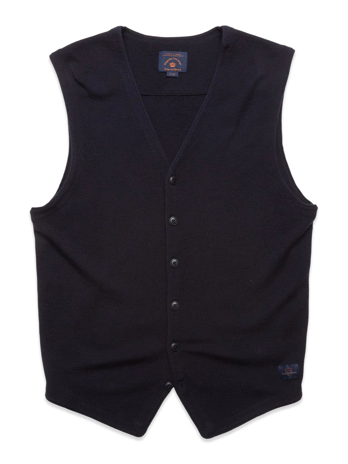 Zorba Knit Waistcoat, Navy