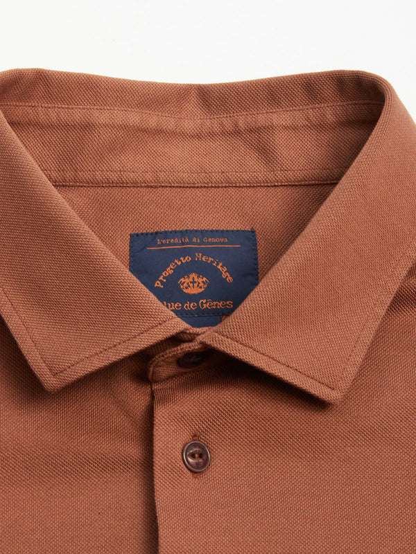 LUCCIO DRY SHIRT, BROWNISH
