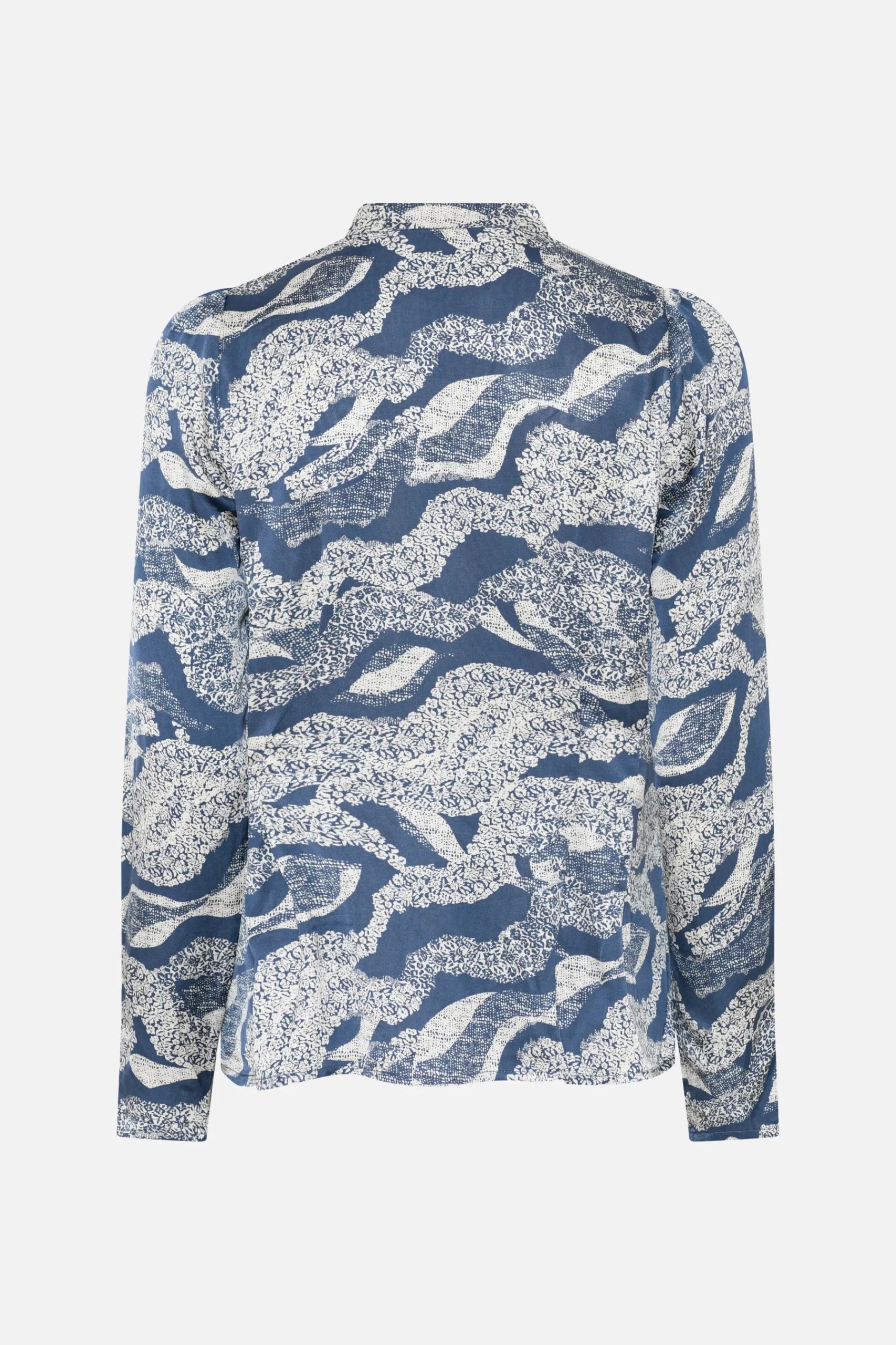 FloretBBZeas Shirt, Blue Lace Print