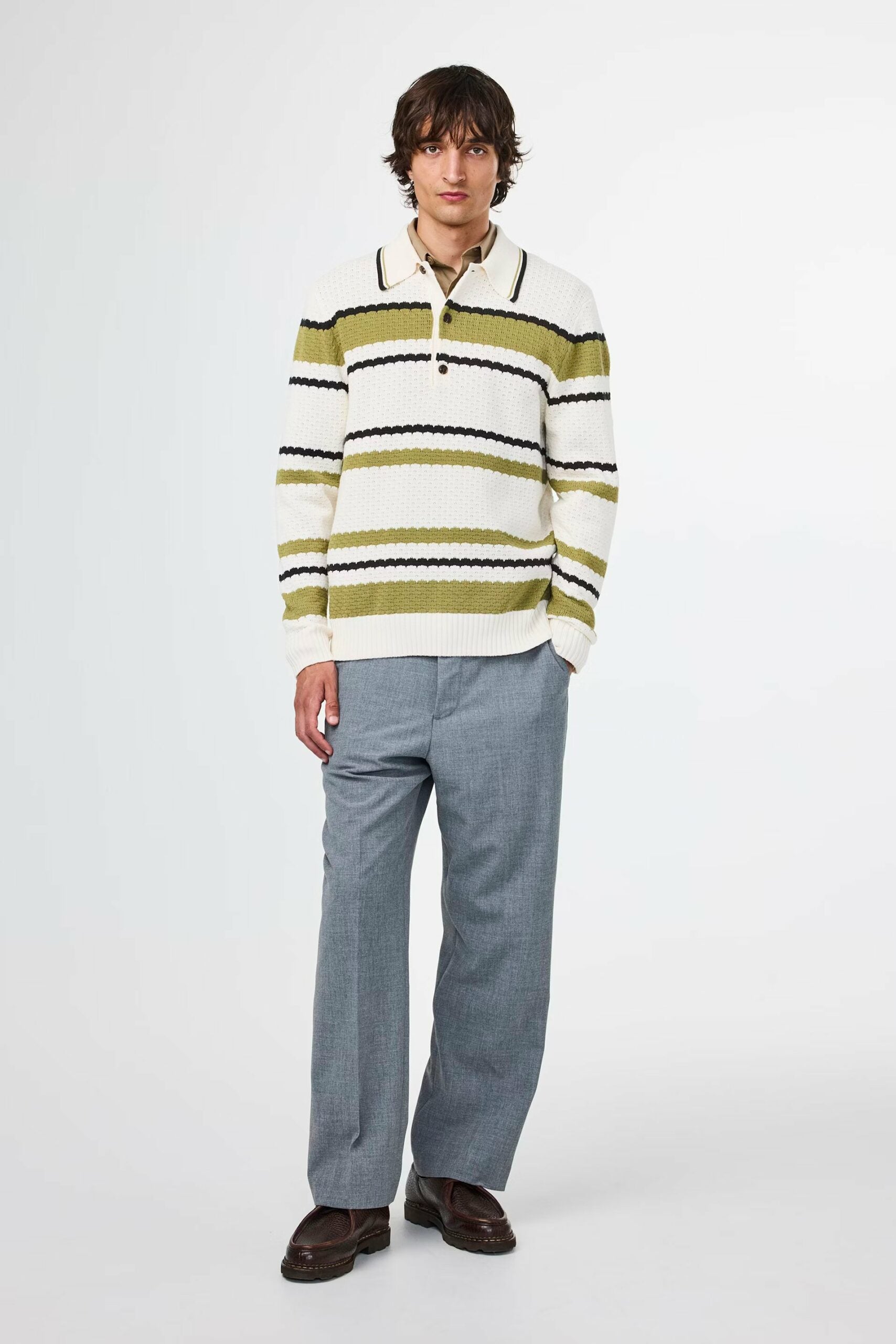 Alfie Cotton Polo 6636, Ivory