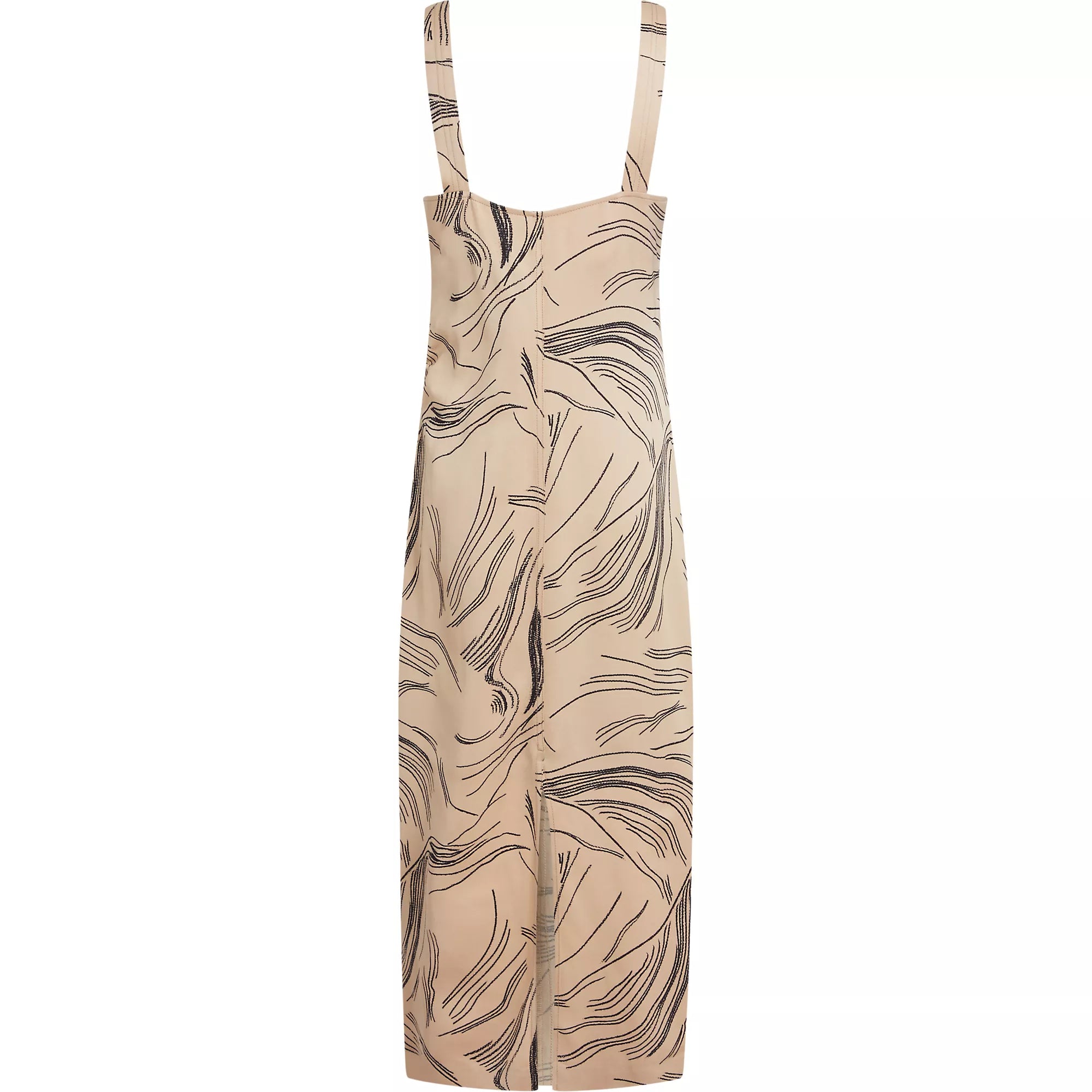 Surface Print Slip Dress (doeskin)