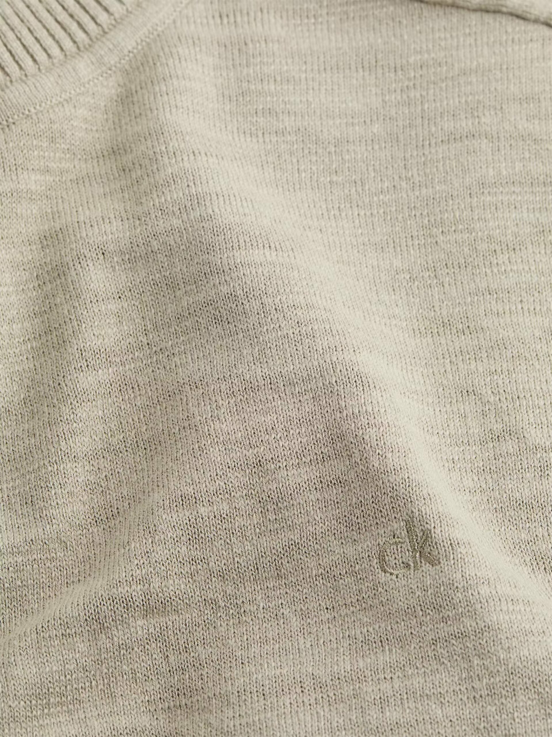 Slub Texture CN Sweater, Aluminum