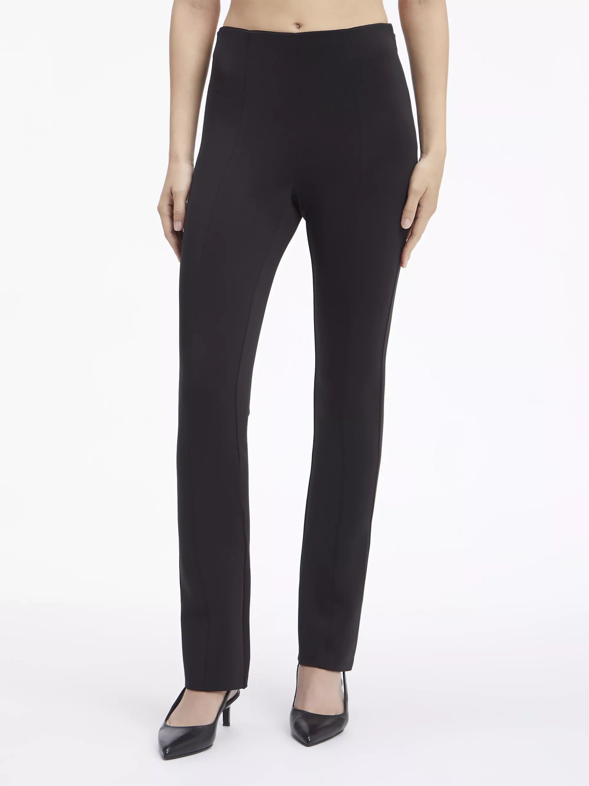 Technical Knit Slim Flare Pant, CK Black