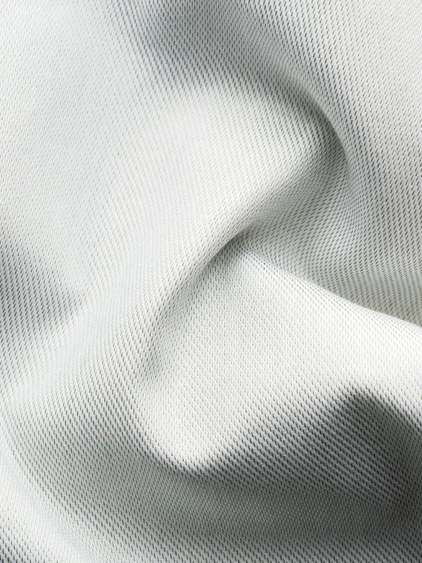 SEMI SOLID FINE TWILL SHIRT, CONTEMP, LIGHT GREEN MELANGE